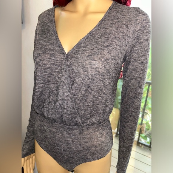 Timing, gray bodysuit. Size Medium - Picture 2 of 9